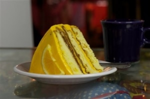 orange crunch cake