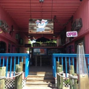 Lazy Flamingo outside on Captiva Island