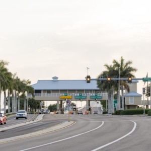 Sanibel Toll Booth on Sanibel Island