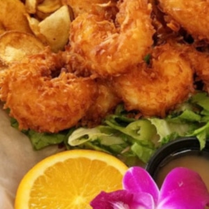 Shrimp at Gramma Dots on Sanibel