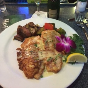 Dinner at The Muccky Duck on Captiva Island