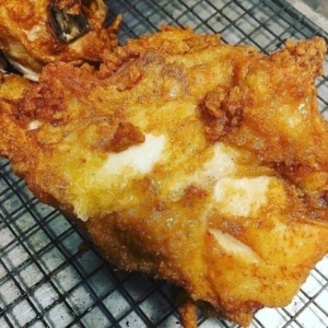 fried chicken at the Pecking order Sanibel