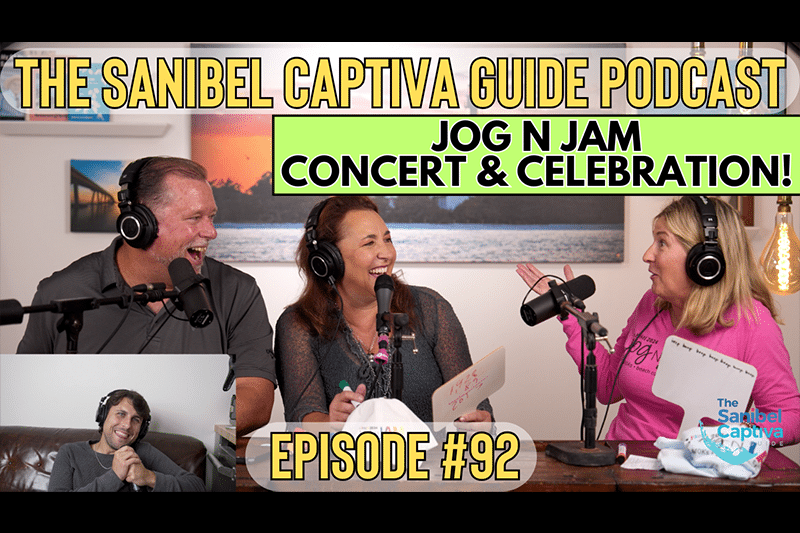The Sanibel Captiva Guide podcast with information about the Jog N Jam run and celebration on Sanibel and Captiva Islands.